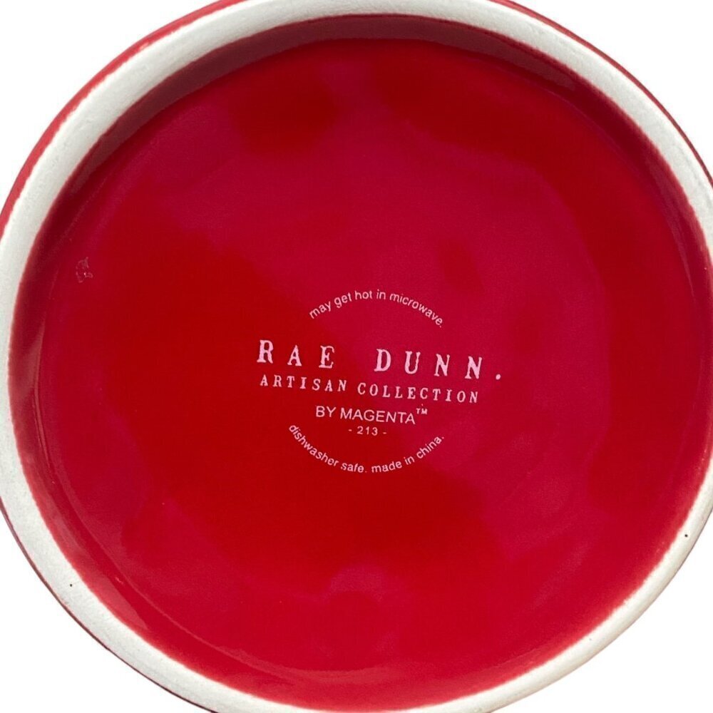 NEW Rae Dunn MERRY CHRISTMAS Red Ceramic Mug - Picture 5 of 5